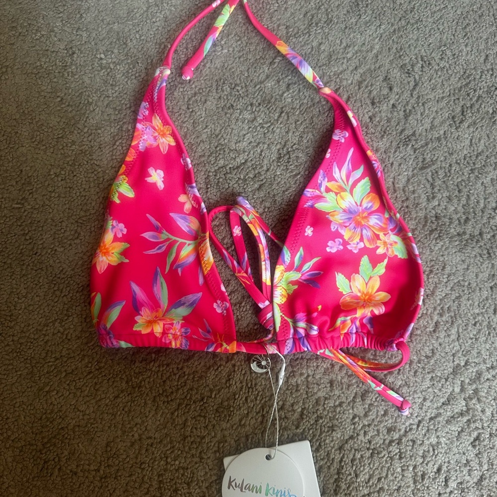 Kulani Kinis Tropical Floral Bikini Top